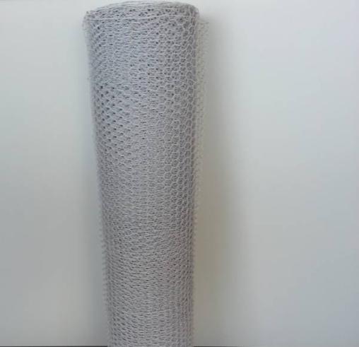 ★送料無料★　白ビニール亀甲金網　#25×10ｍｍ×910×25M