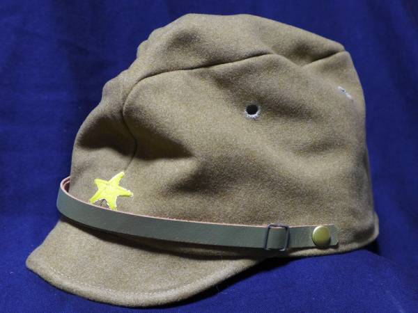 日本陸軍 試製戦帽 精密複製 野狸製 日本陸軍下士官兵用略