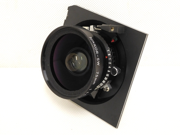 ジャンク Nikon NIKKOR-SW 75mm 1:4.5 単焦点 レンズT2022257 【公式通販】