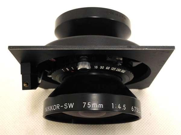 ジャンク Nikon NIKKOR-SW 75mm 1:4.5 単焦点 レンズT2022257 【公式通販】