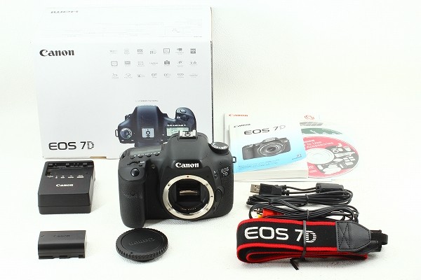 極上品◆Canon キヤノン EOS 7D ボディ◆人気の銘機、元箱/3121