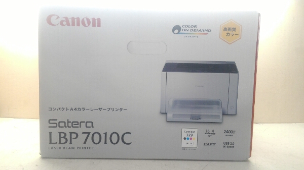 未使用品 Canon カラーレーザープリンター LBP7010C 開封のみ 周辺機器