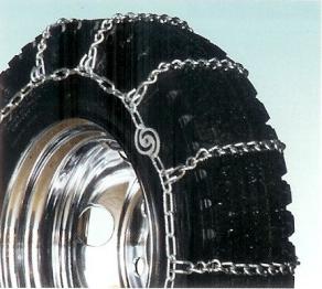 新品フォークリフト＆ライトトラック用シングル軽量金属タイヤチェーン21x8-9　155R12　155/70R12　165/70R12用送料無料