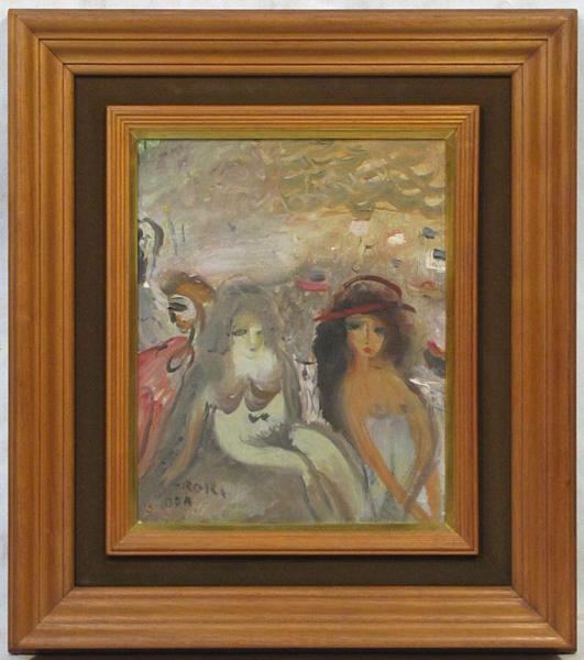 織田広喜　「森の少女たち」 額装３号 出来の違う、充実期の名品