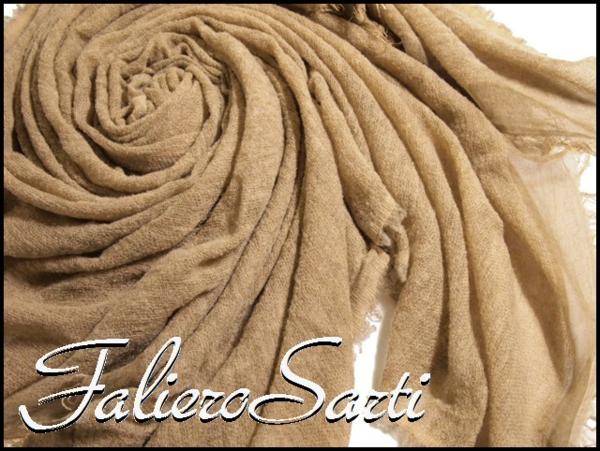 M9469P▼ファリエロサルティ 秋冬 大判ストール ベージュ▼rb