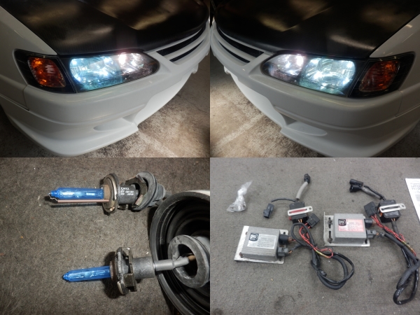 AE111 トレノ 後期 ヘッドライト 左右セット 磨き&コーティング済み