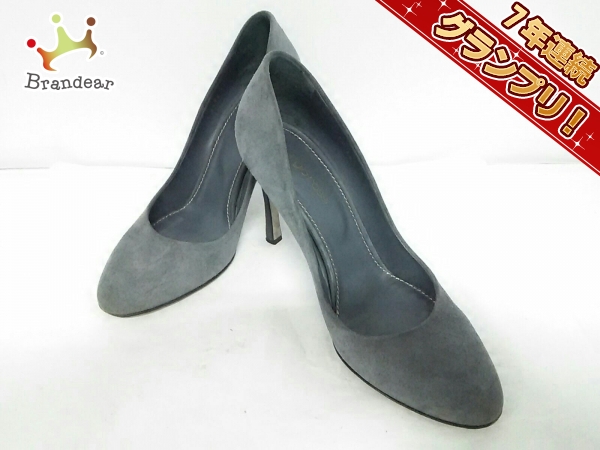 セルジオロッシ スエード パンプス イタリア製 ポインテッドトゥ