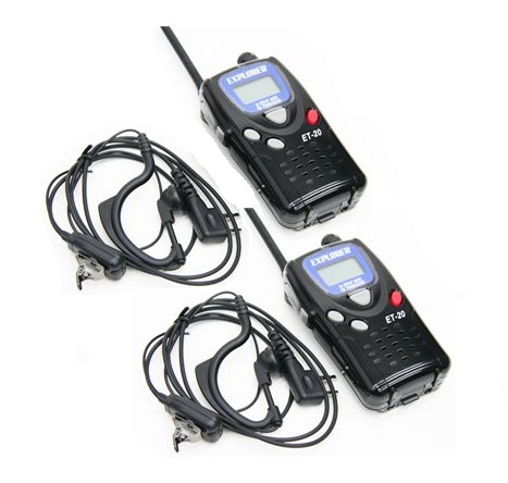 【村商】EXPLORER◆トランシーバー 無線機2台セット ET-20X 送込