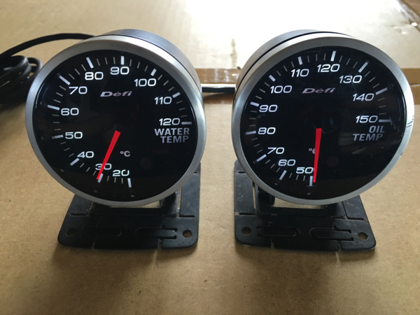 defi デフィ リンクメーター 水温 油温