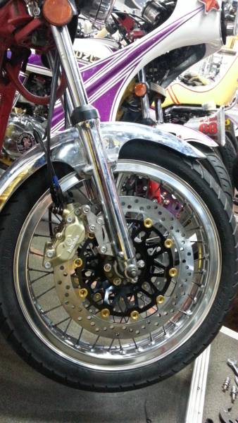GS400系 サンスター大径320ローター ブレンボset 検ザリGSX GS400 サン