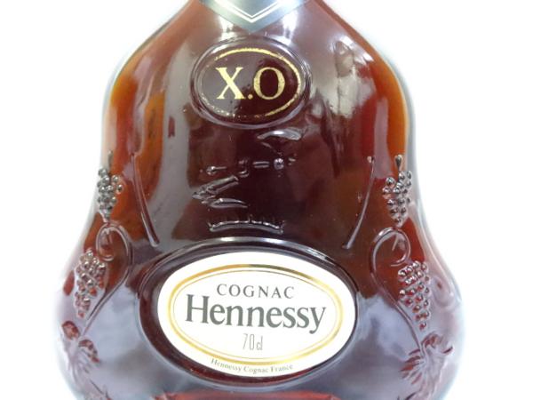 Hennessy（ヘネシー）XO 金キャップ クリアボトル 40％ 700mlの 【未開