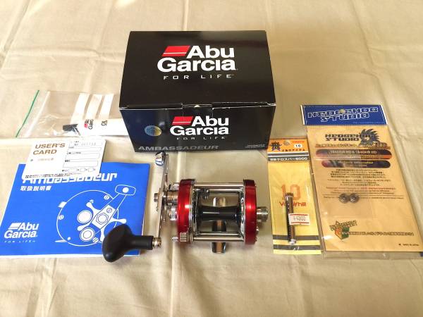 ABU アブガルシア　アンバサダー 6501CS　ロケットレッド