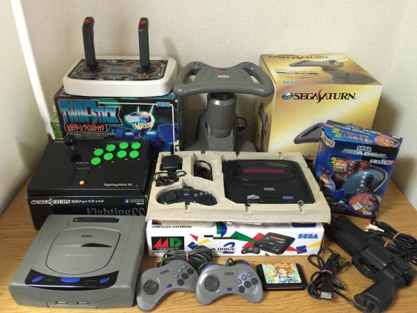 【Qノ80】セガサターン/メガドライブ2★本体他★10点