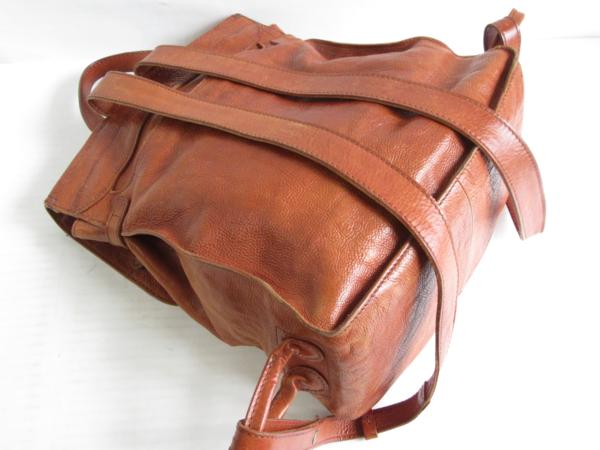 genten アヴィラヌオーバ リュック レザー ブラウン 鞄1690067 美品 