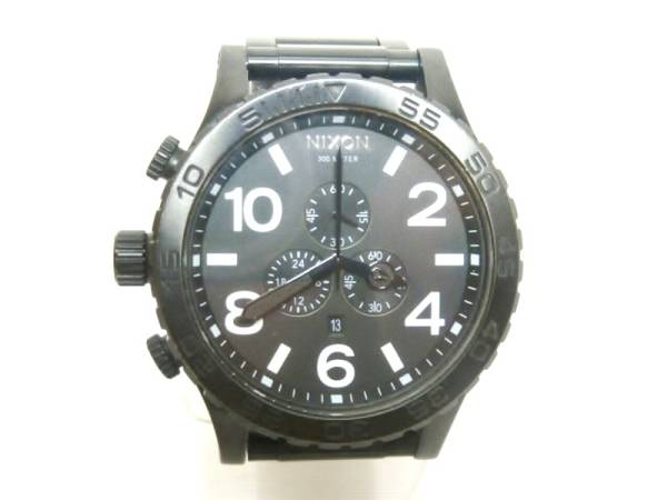 NIXON NIXON SIMPLIFY THE51-30 ニクソン クロノグラフ 黒 中古(115