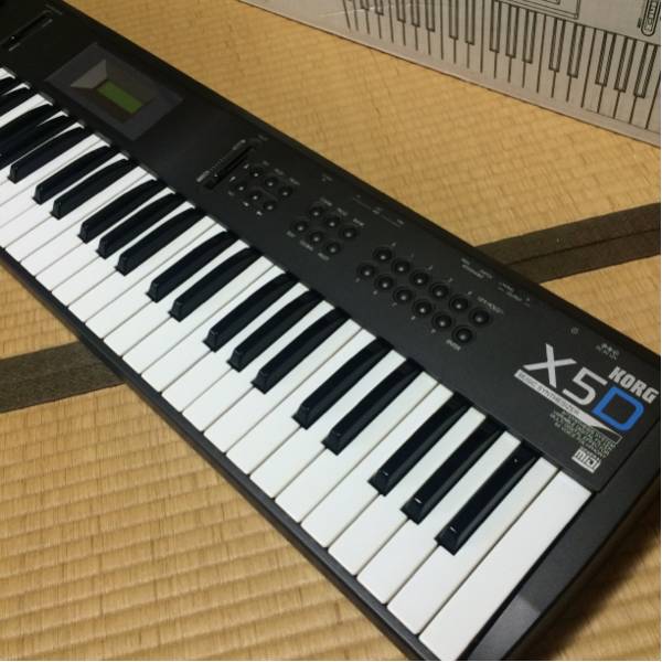 動作品 KORG X5D シンセサイザー コルグ キーボード 61鍵盤