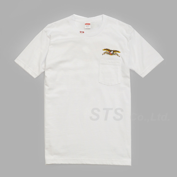supreme ANTI-HERO pocket Tシャツ