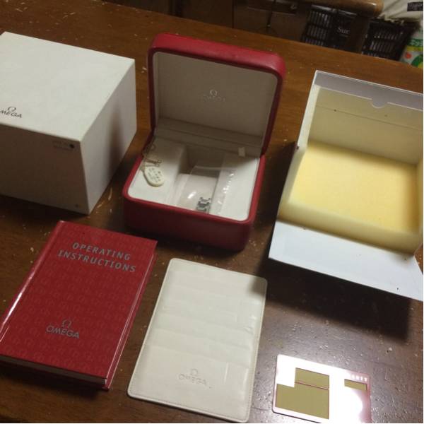 オメガ□本物OMEGAポーチ付き時計BOX付属品□その5