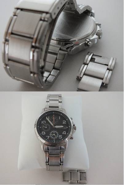 クロノグラフ セイコー 7T92-0BB0 SEIKO Yahoo!オークション 新品電池