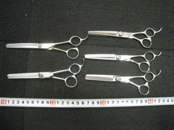 ■20 セニングシザー 5本 OHY 究極 他 理容威容隙鋏 /床屋 理容