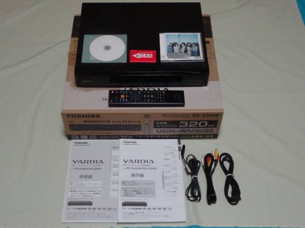 ★東芝 RD-S304K リモコン/B-CAS/取説付 格安１円～★