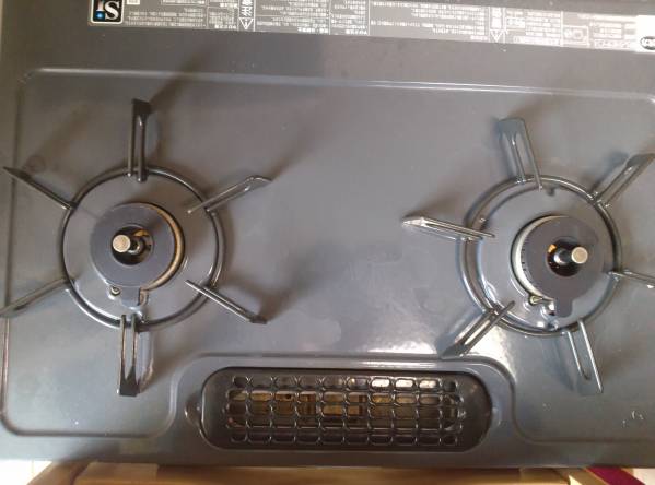 リンナイ ガステーブル KGTM56DGL 2015年 都市ガス ガス台 美品
