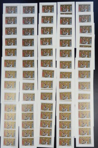 【未使用切手シート】切手趣味週間松浦屏風 額面10，000円 送料無