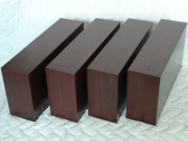 CORAL スピーカーベース WOODEN BLOCK BS-8 4ヶセット CORALBS-8