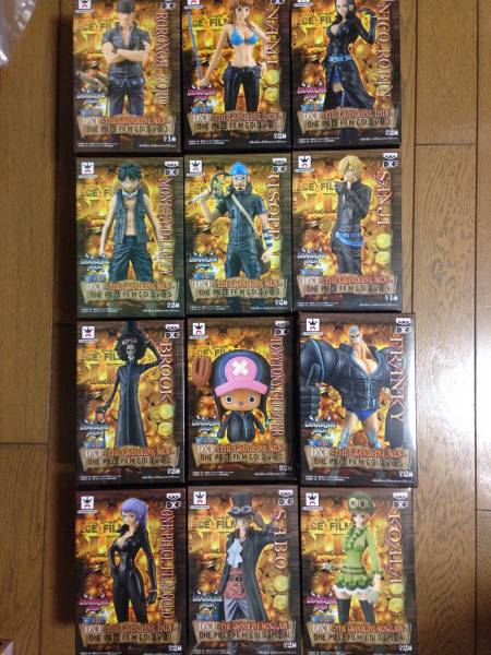 Film Gold ワンピース DXF フィギュア 麦わらの一味 セット 小売店の割引 ワンピース DXF FILM GOLD 12種 麦わらの一味・サボ