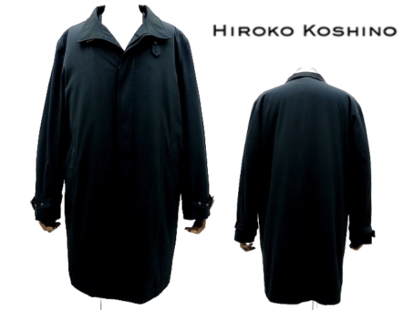 A911☆HIROKO KOSHNO コシノヒロコ☆取外中綿ライナー付コート L ,A911 