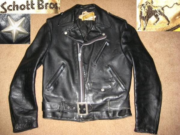 70sショットBros.牛タグSchottワンスター美品LOVELESSラブレス  