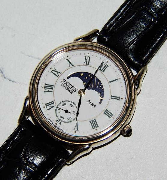 SEIKO ALBA アルバ サン＆ムーン SUN&MOON 美品 中古正常動作品