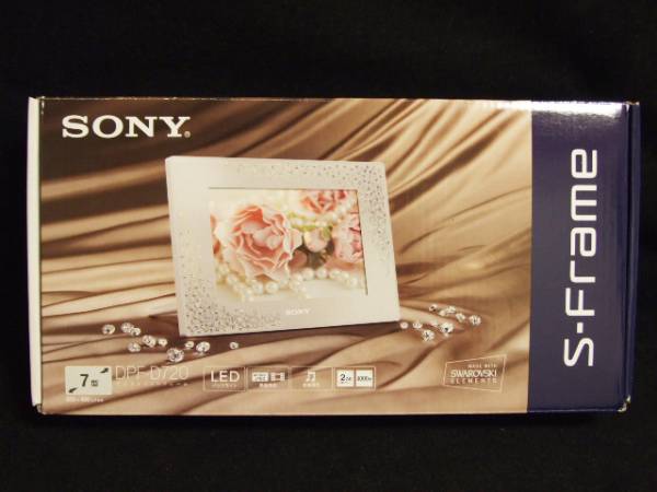 SONY デジタルフォトフレーム DPF-D720 スワロフスキー 動画可 住まい