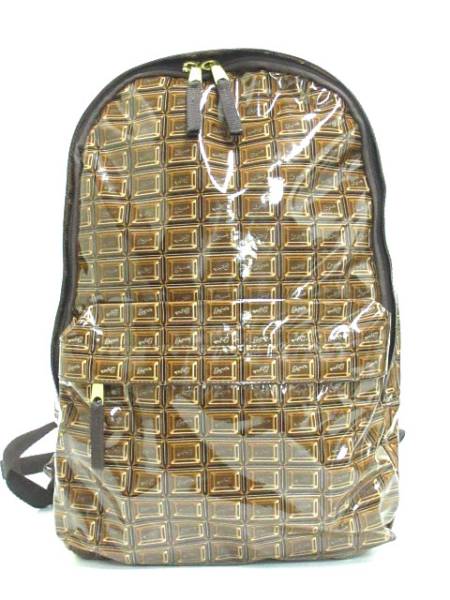 キューポット Q pot リュック デイパック チョコレート 茶