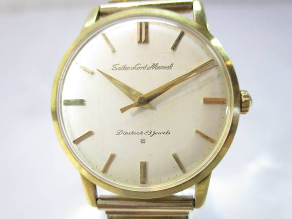 ki729s SEIKO セイコー ロードマーベル K18 手巻 メンズ USED