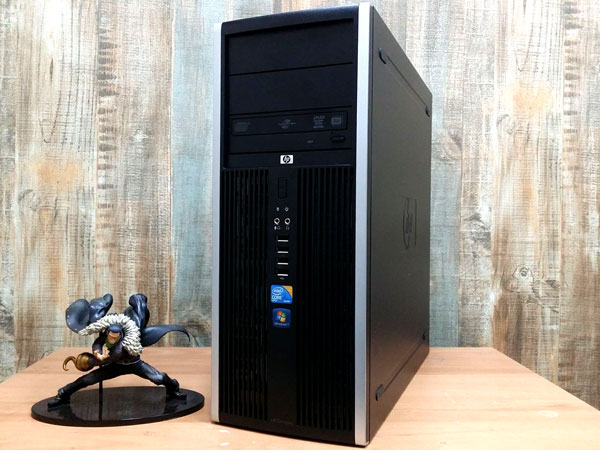 Win10 64Bit HP8000★4コア最上位Q9650-3.0G★8G+新SSD240G+500G