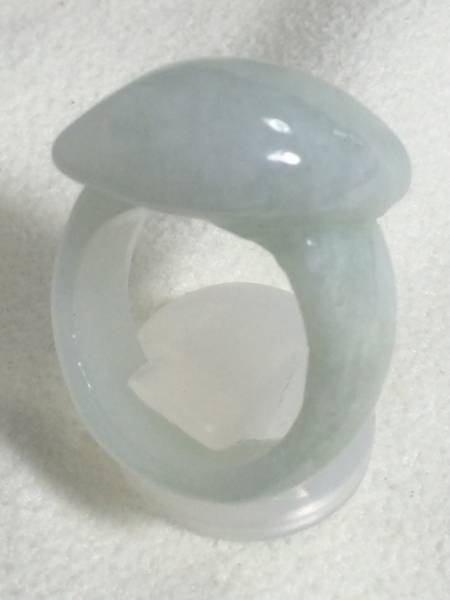 翡翠A貨くり抜きリング#12