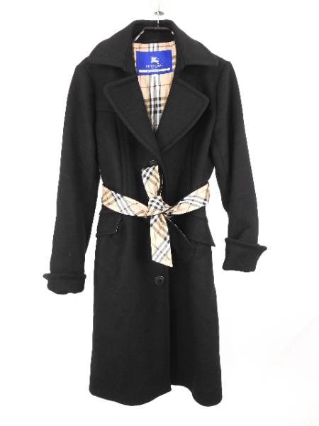 BURBERRY BLUE LABEL コート アンゴラ混 BURBERRY BLUE LABEL バーバリー コート レディース アンゴラ混 は