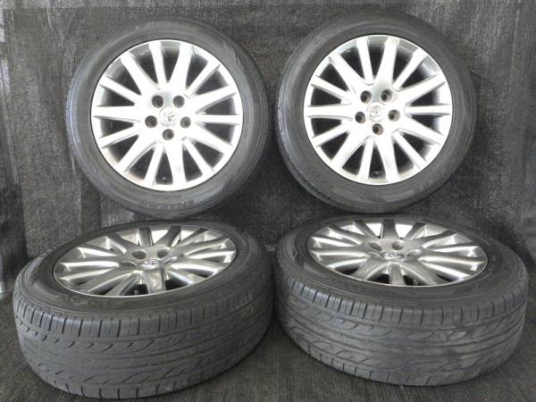 18系マジェスタ 純正ホイール ＆ 215/55R17 タイヤ 4本セット