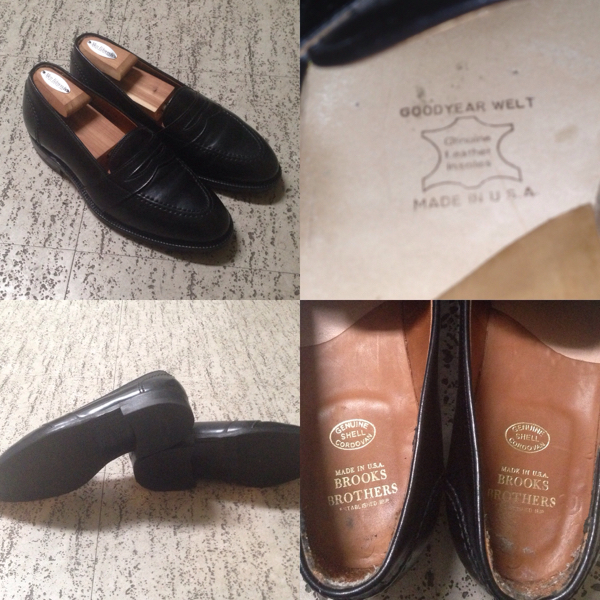 Alden製brooks brothersコードバン ペニーローファーmade in usa