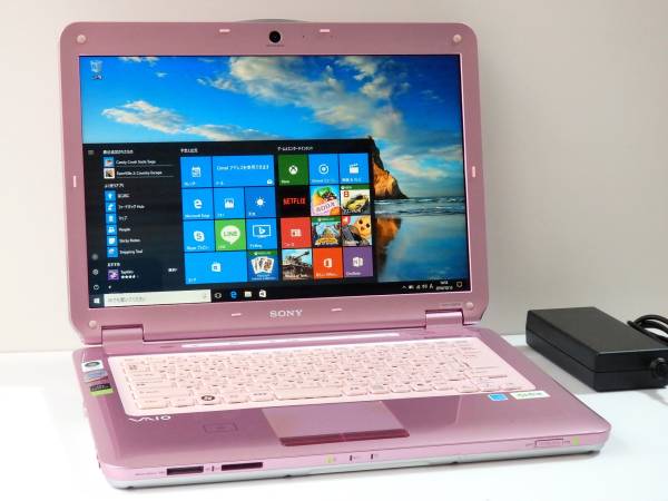 VAIO CS61B★Win10★Dual Core★2G/320G/14.1W/WLAN/Sマルチ