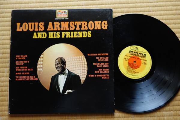 LP/米/LOUIS ARMSTRONG & BOB THIELE/AND HIS FRIENDS_1