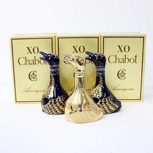 ★古酒1円～箱付3本/Chabot（シャボー）グース ミニ N6I2647