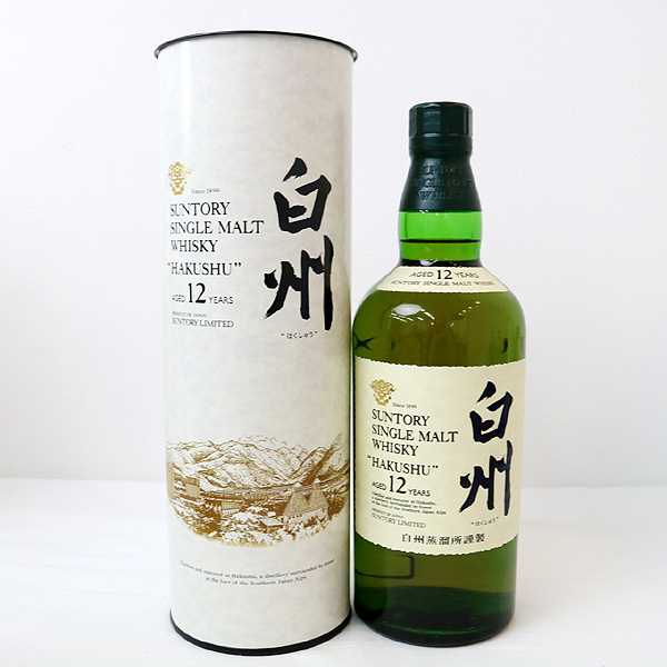 ☆古酒1円~ 箱付/SUNTORY(サントリー) 白州 12年 旧 N6G3030
