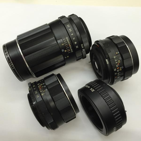 フィルムカメラ【完動品】ペンタックスSP 55mm f1.8レンズ付き 希少【ペンタックス レンズ 8ミリ ビデオ ラジオ ライト 】SF PENTAX