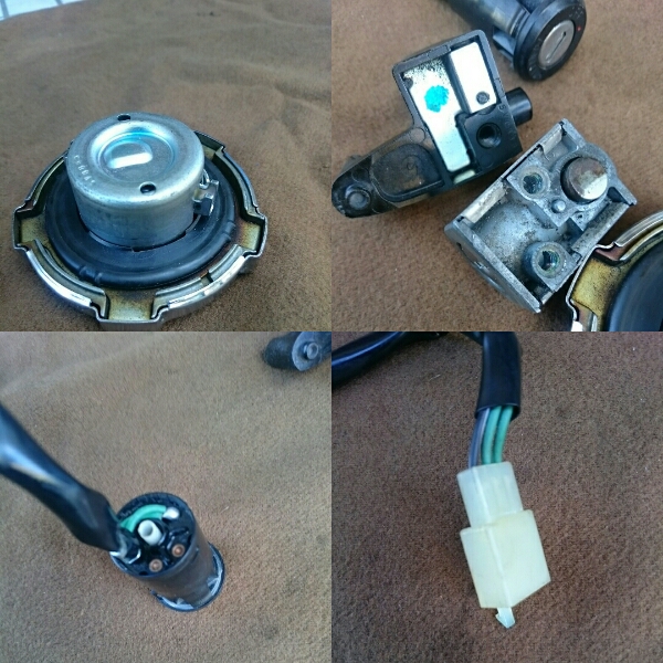 バイクパーツセンター(Bike Parts Center) メインキー 前期 ホンダ エイプ50&frasl;100 302547 |  バイク用キーシリンダー | 車＆バイク エイプ 100 純正 キーセット スペアキー 補修 綺麗 売り切り 1円