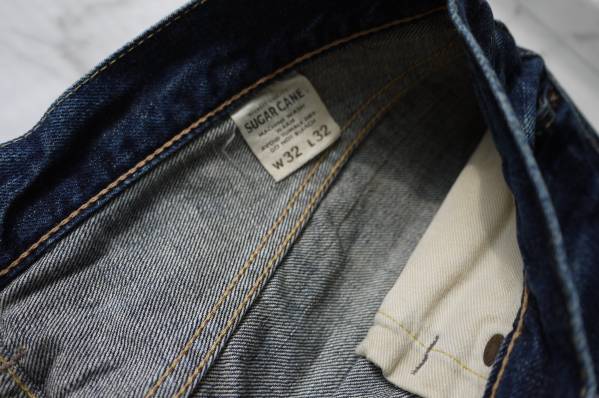 中古 本物 希少 激安 SUGAR CANE デニムパンツ 32 indigo (L2)