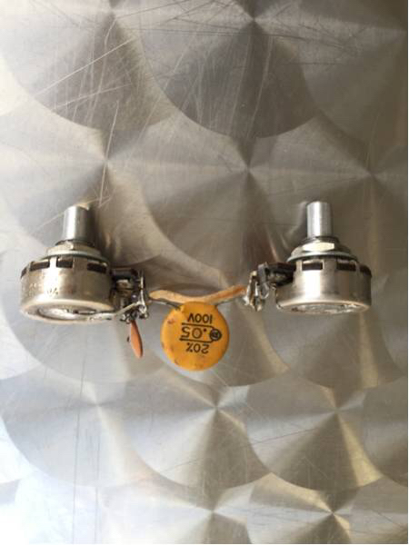 Fender テレキャスタープレべなど1962年７月ポットヴィンテージ