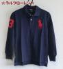 新品【ラルフローレン】紺色ビックボニー★紺ポロシャツS(140cm)