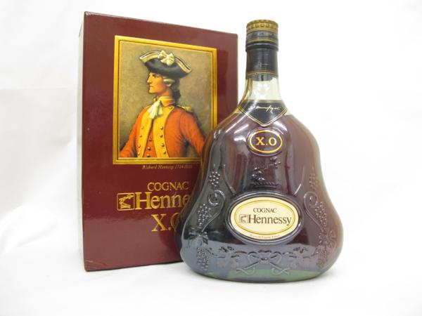 古酒 Hennessy ヘネシー XO グリーンボトル 700ml 箱付き H6676